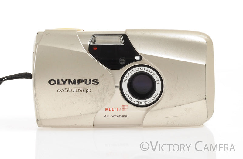 Olympus Stylus Epic 35mm F2.8 Point &amp; Shoot Film Camera -Tested &amp; Working- - Victory Camera
