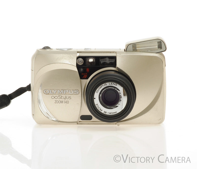 Olympus Stylus Zoom 140 38-140mm All Weather 35mm Point &amp; Shoot Camera [EXC] - Victory Camera