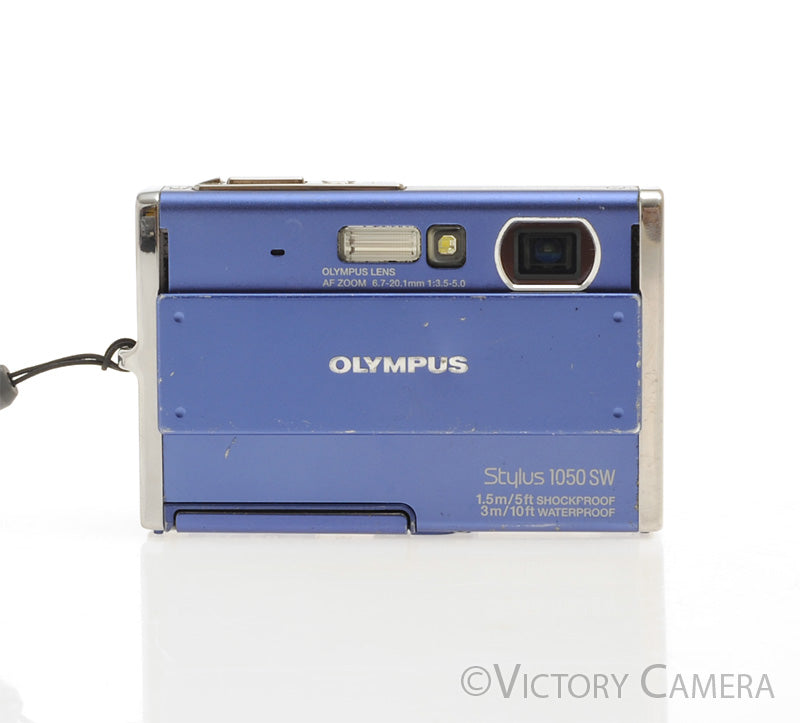 Olympus Stylus 1050 SW Blue Digital Point and Shoot Camera [EXC-] - Victory Camera