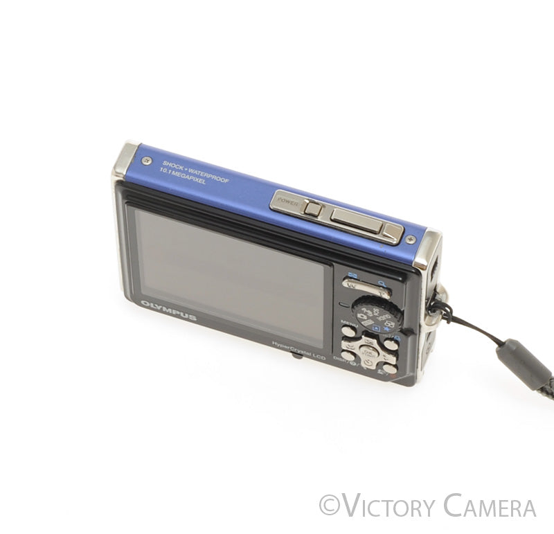 Olympus Stylus 1050 SW Blue Digital Point and Shoot Camera [EXC-] - Victory Camera