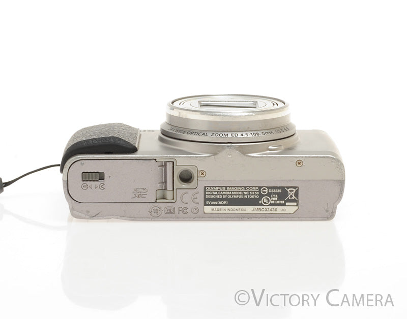 Olympus Stylus SH-50 Silver 16MP Digital Point and Shoot Camera [EXC] - Victory Camera