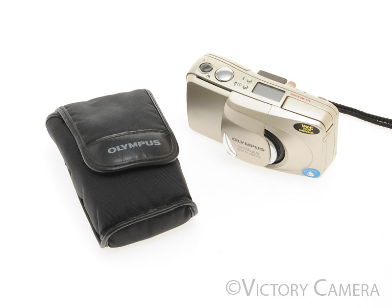 Olympus Stylus Zoom Wide 80 DLX 35mm Point &amp; Shoot Film Camera 28-80mm [EXC] - Victory Camera