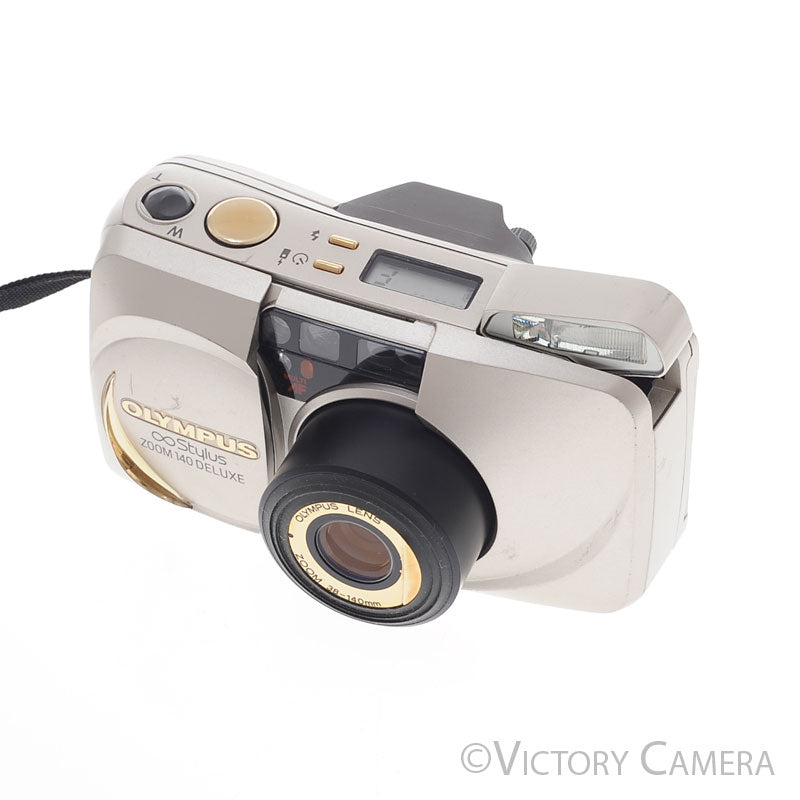 Olympus Stylus Zoom 140 Deluxe All Weather 35mm Point & Shoot Camera [EXC] - Victory Camera