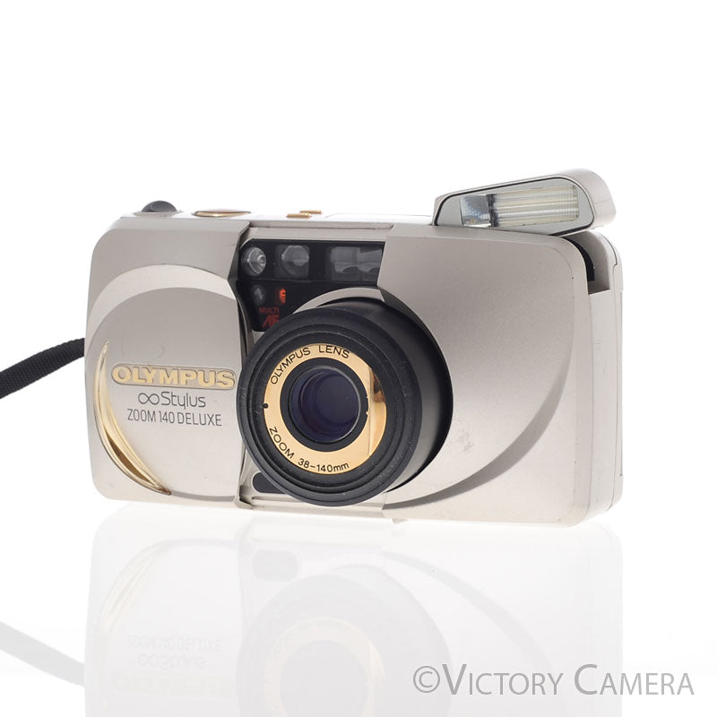 Olympus Stylus Zoom 140 Deluxe All Weather 35mm Point & Shoot Camera [EXC] - Victory Camera