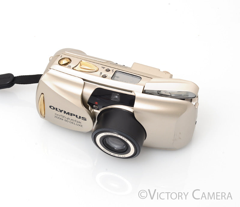 Olympus Stylus Zoom 80 Deluxe 35mm Point &amp; Shoot Camera [EXC+]