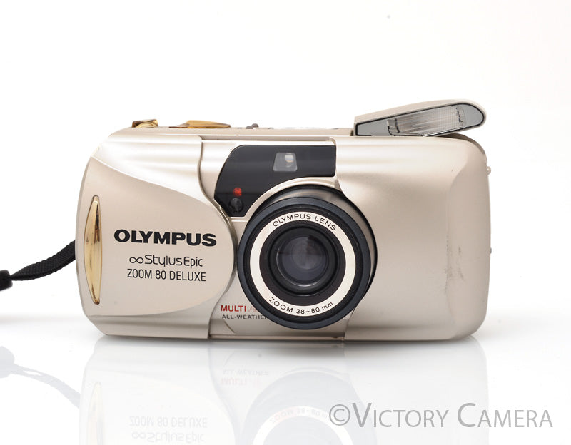 Olympus Stylus Zoom 80 Deluxe 35mm Point &amp; Shoot Camera [EXC+]