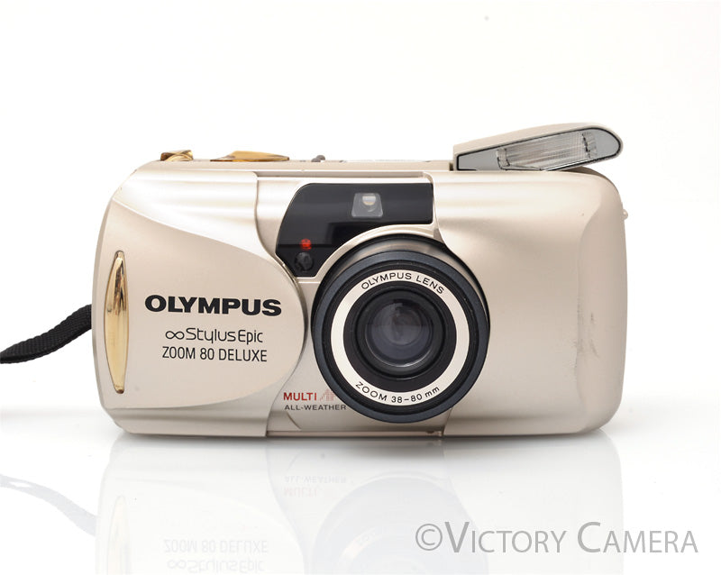 Olympus Stylus Zoom 80 Deluxe 35mm Point &amp; Shoot Camera [EXC+]