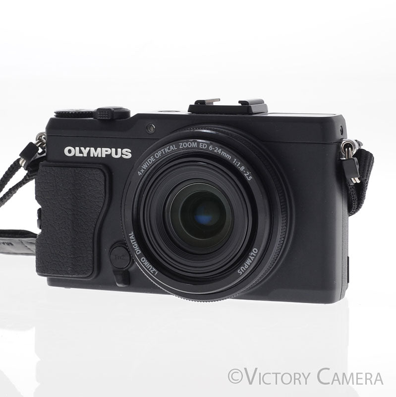 Olympus Stylus XZ-2 Black 12MP Digital Point & Shoot Camera [EXC+] - Victory Camera