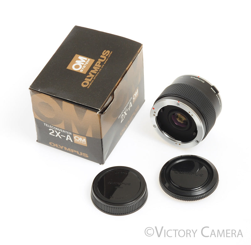 Olympus 2X-A Teleconverter for 100mm f2.8 135mm f2.8 f3.5 200mm f4 f5  [MINT] - Victory Camera