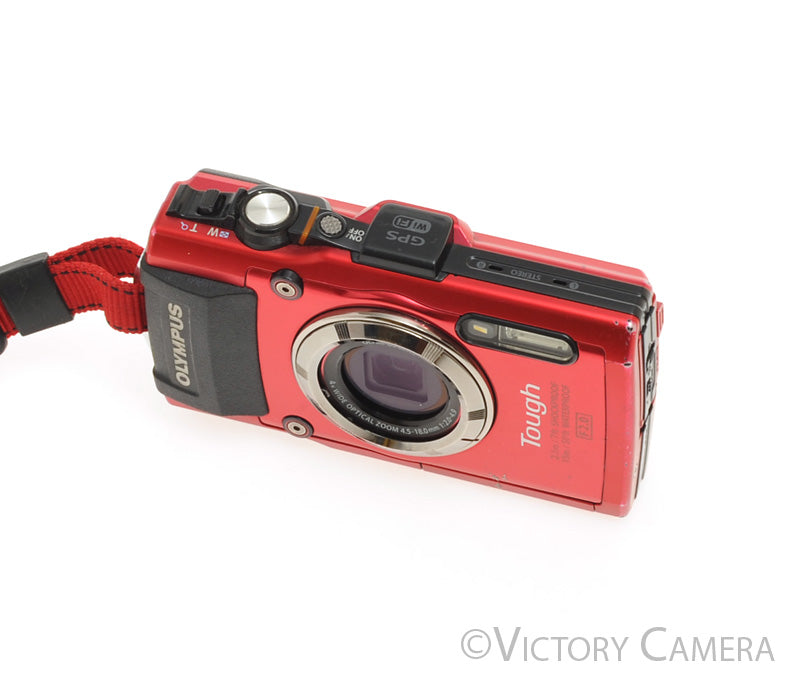 Olympus Stylus TG-3 Red 16MP Waterproof Shockproof Digital Camera [EXC-] - Victory Camera