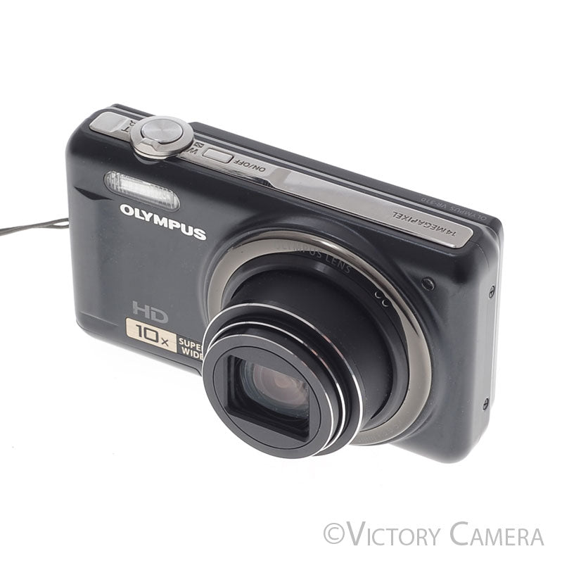 Olympus VR-310 14MP Black Digital Point & Shoot Camera [EXC-] - Victory Camera