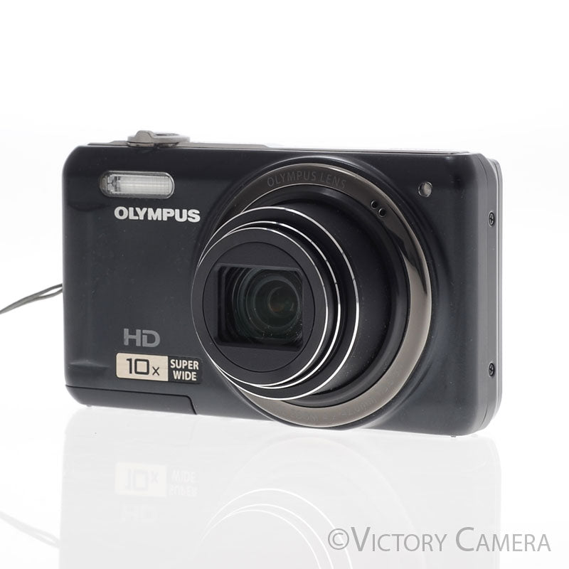 Olympus VR-310 14MP Black Digital Point & Shoot Camera [EXC-] - Victory Camera