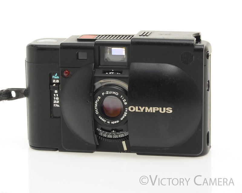 Olympus XA 35mm Rangefinder Film Camera w/ 35mm f2.8 Lens -New Seals- [EXC] - Victory Camera