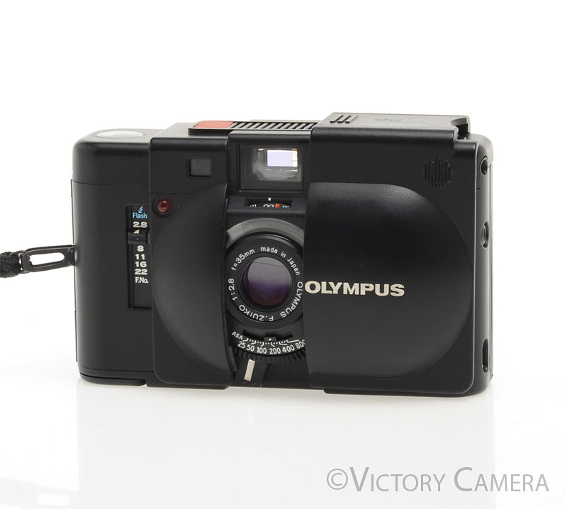 Olympus XA 35mm Rangefinder Film Camera w/ 35mm f2.8 Lens -New Seals- [EXC+] - Victory Camera