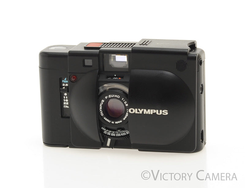 Olympus XA 35mm Rangefinder Film Camera w/ 35mm f2.8 Lens -New Seals- [EXC+] - Victory Camera