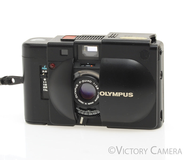 Olympus XA 35mm Rangefinder Film Camera w/ 35mm f2.8 Lens -New Seals- [EXC] - Victory Camera
