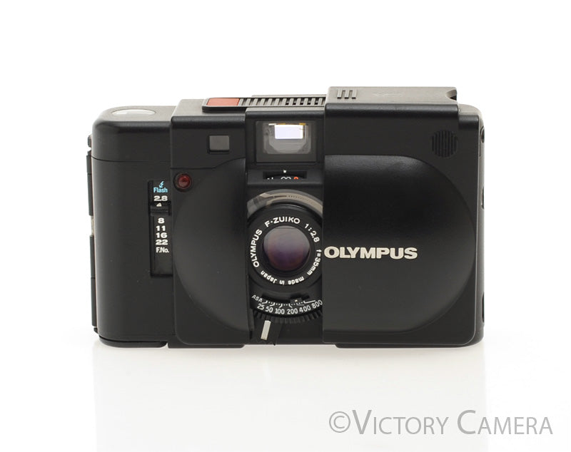 Olympus XA 35mm Rangefinder Film Camera w/ 35mm f2.8 Lens -New Seals- [EXC+] - Victory Camera