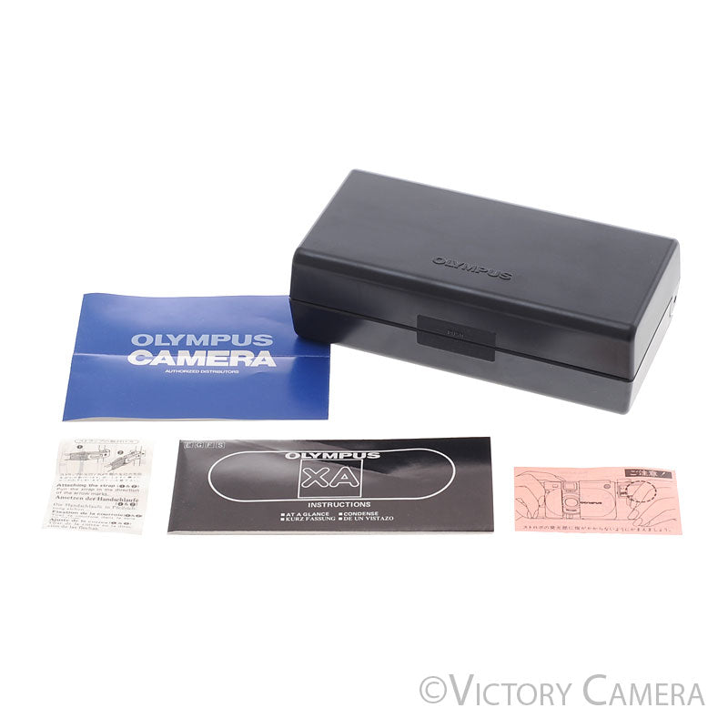 Olympus XA Box + Plastic Case -ONLY- [EXC] - Victory Camera