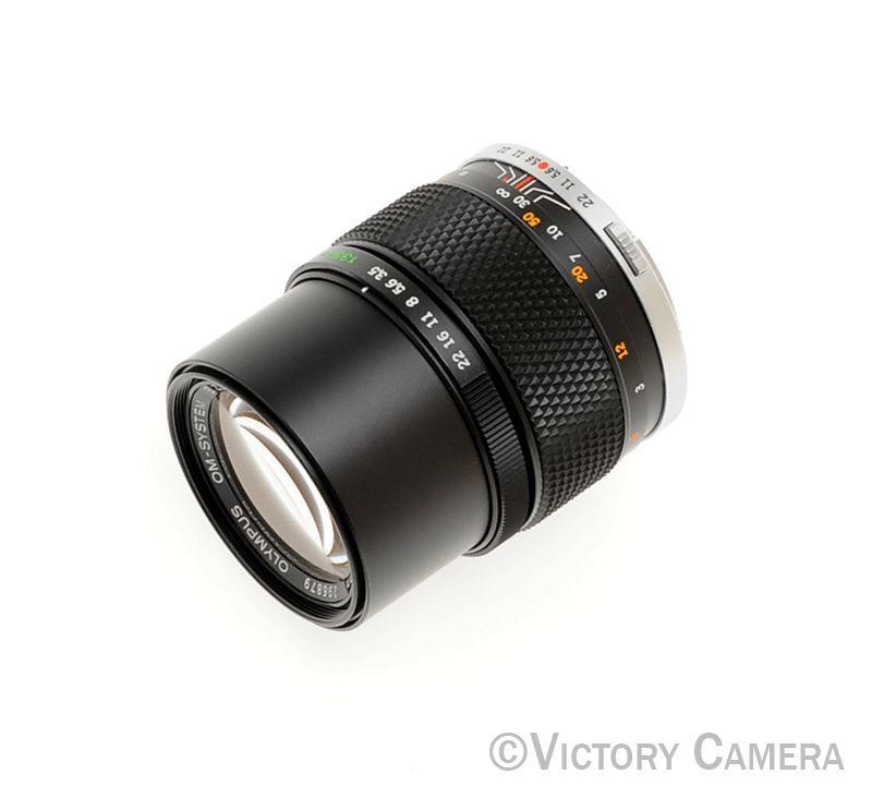 Olympus Auto-T 135mm f3.5 E.Zuiko Telephoto Prime Lens for OM [EXC+] - Victory Camera