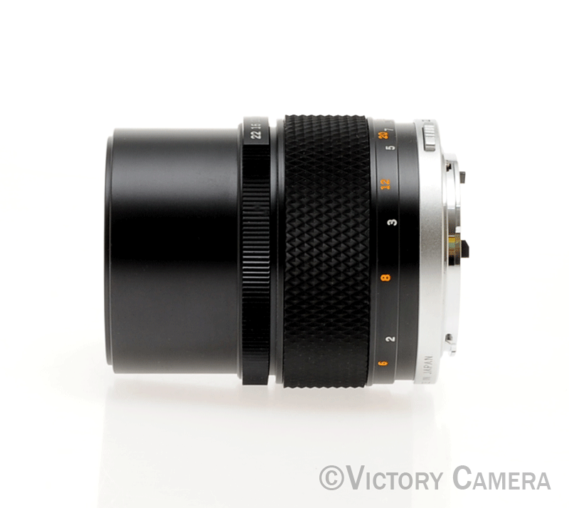 Olympus Auto-T 135mm f3.5 E.Zuiko Telephoto Prime Lens for OM [EXC+] - Victory Camera