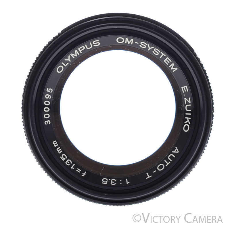 Olympus Auto-T 135mm f3.5 E.Zuiko Telephoto Prime Lens for OM [EXC+] - Victory Camera