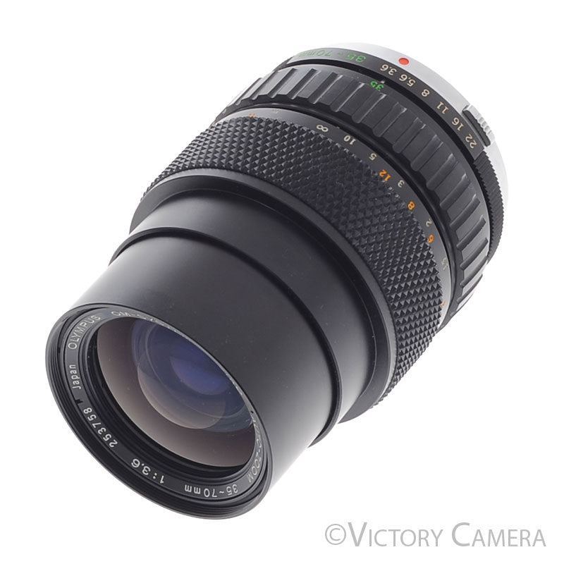 Olympus 35-70mm f3.6 Zuiko Zoom Lens for OM Cameras [EXC+] - Victory Camera
