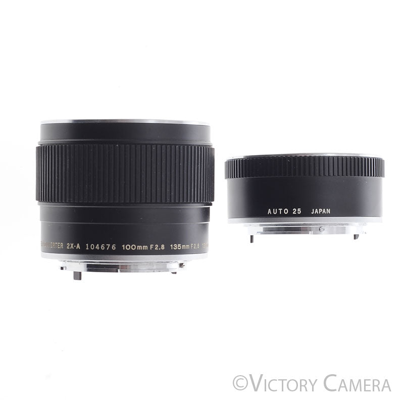 Olympus OM 2X-A Teleconverter w/ Extension Tube 25 [EXC+] - Victory Camera