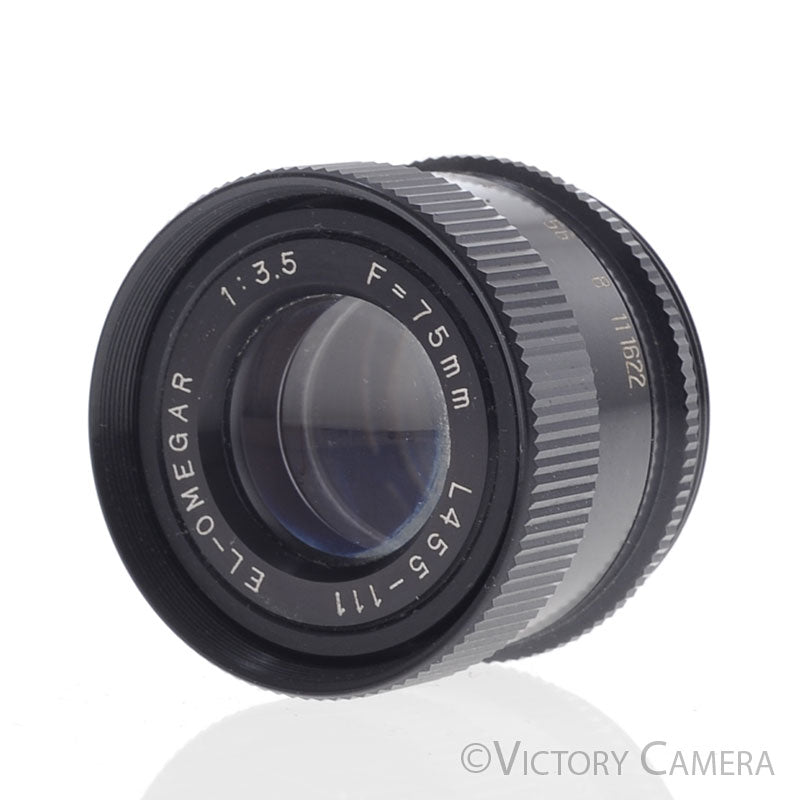 Omega El-Omegar 75mm f3.5 Enlarging Lens for 6x4.5 6x6 [EXC] - Victory Camera