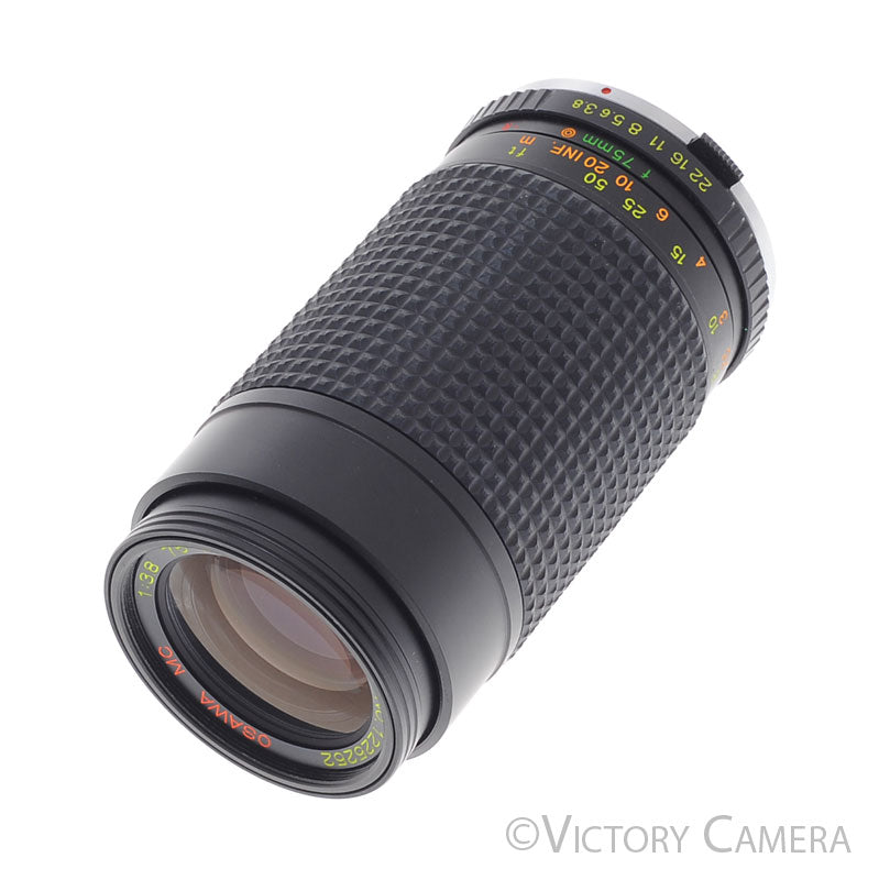 Osawa 75-150mm f3.8 Telephoto Zoom Lens for Olympus OM [EXC] - Victory Camera