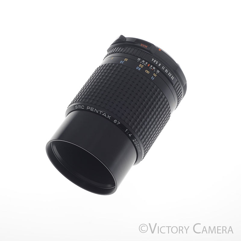 Pentax 67 SMC 200mm f4 Telephoto Prime Lens for 6x7 [EXC+] - Victory Camera