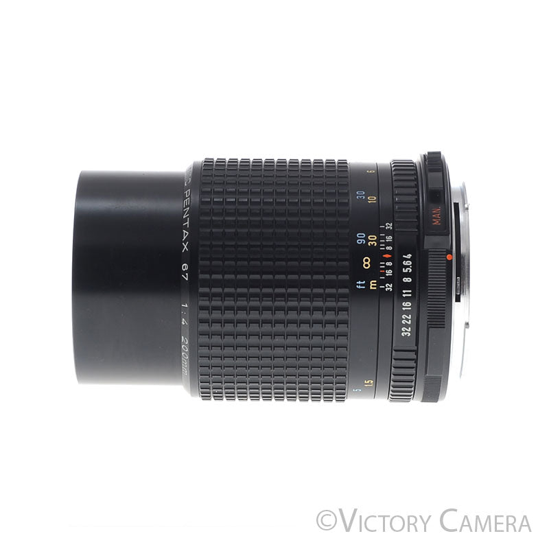 Pentax 67 SMC 200mm f4 Telephoto Prime Lens for 6x7 [EXC+] - Victory Camera