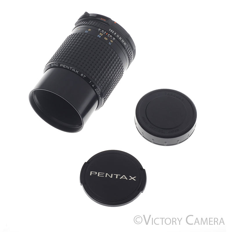 Pentax 67 SMC 200mm f4 Telephoto Prime Lens for 6x7 [EXC+] - Victory Camera
