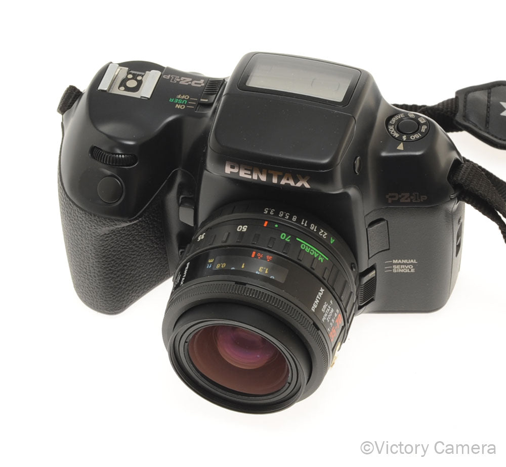 Pentax Pz-1p Black Autofocus 35mm Film Camera w/ 35-70mm Zoom Lens  [EXC+] - Victory Camera