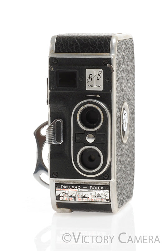 Bolex B8 8mm Motion Picture Film Camera Body [EXC] - Victory Camera