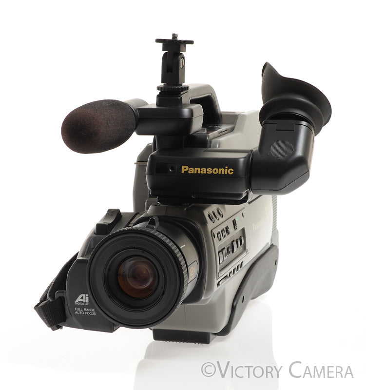 Panasonic S-VHS Reporter Camcorder Video Camera -Untested, As is, Parts/Repair- - Victory Camera