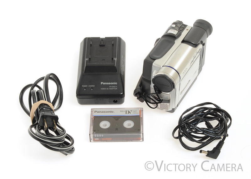 Panasonic PV-DV103D Grey MiniDV Camcorder Camera [EXC] - Victory Camera