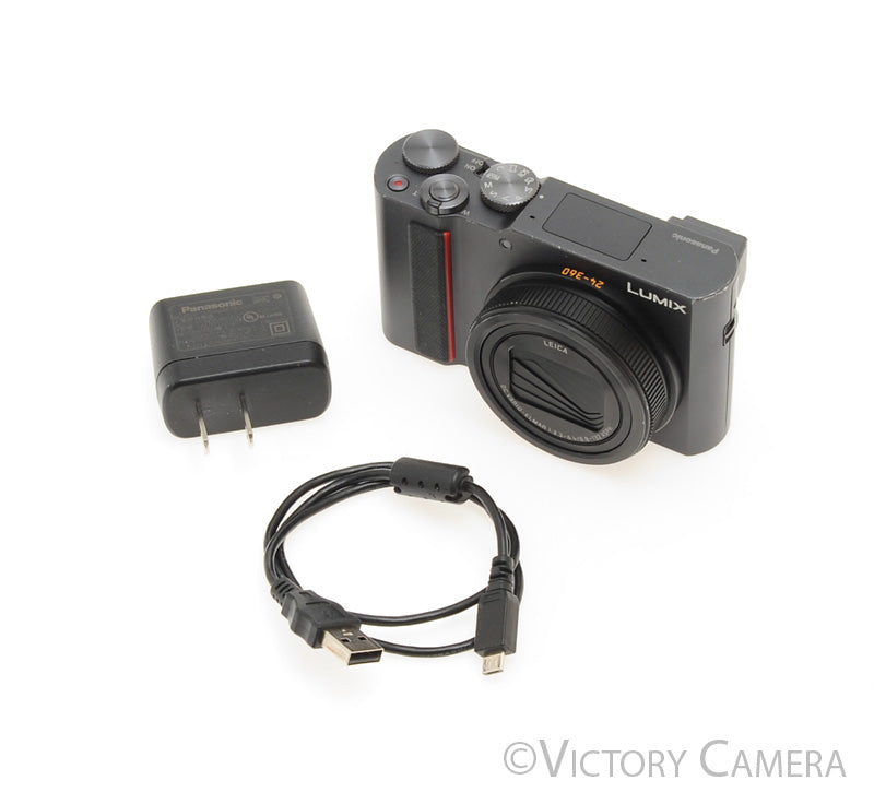 Panasonic Lumix DMC-ZS200 20.1MP 4K Digital Point &amp; Shoot Camera [EXC] - Victory Camera