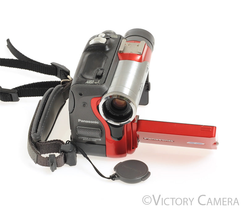Panasonic PV-GS50D Red Mini DV Camcorder Camera [EXC] - Victory Camera