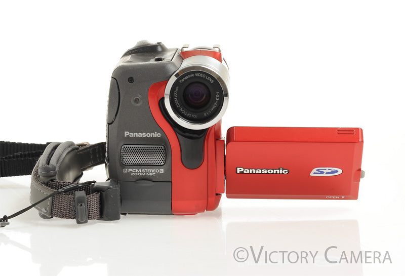 Panasonic PV-GS50D Red Mini DV Camcorder Camera [EXC] - Victory Camera
