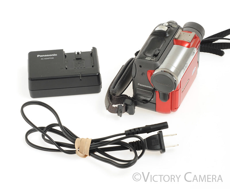 Panasonic PV-GS50D Red Mini DV Camcorder Camera [EXC] - Victory Camera