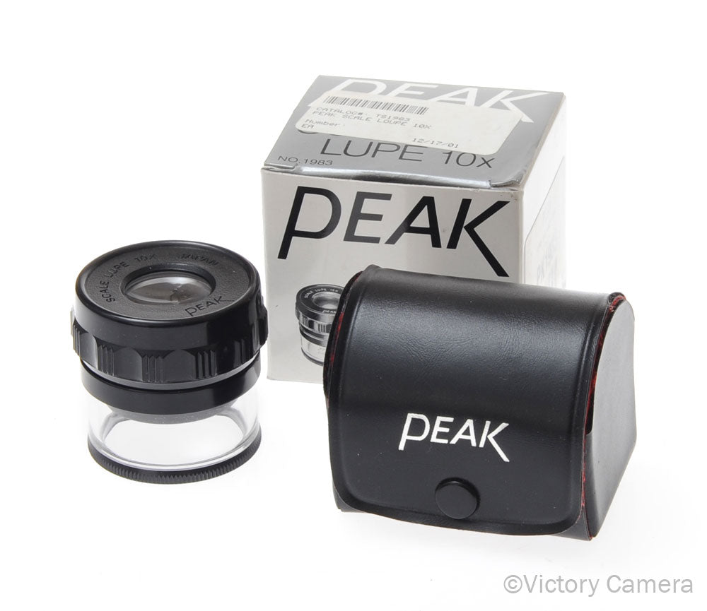 Peak Scale Lupe 10x Loupe w/ Case [EXC+] - Victory Camera