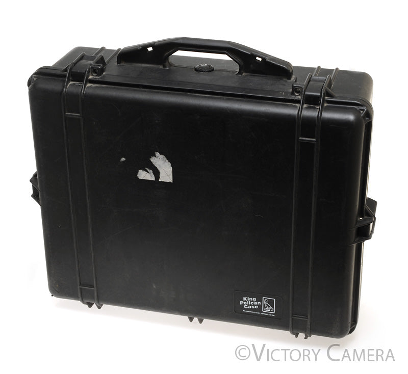 Pelican King Case (Early 1600 ) Black, Top foam, (22&quot; x 17&quot; x 8&quot;)  [GOOD] - Victory Camera