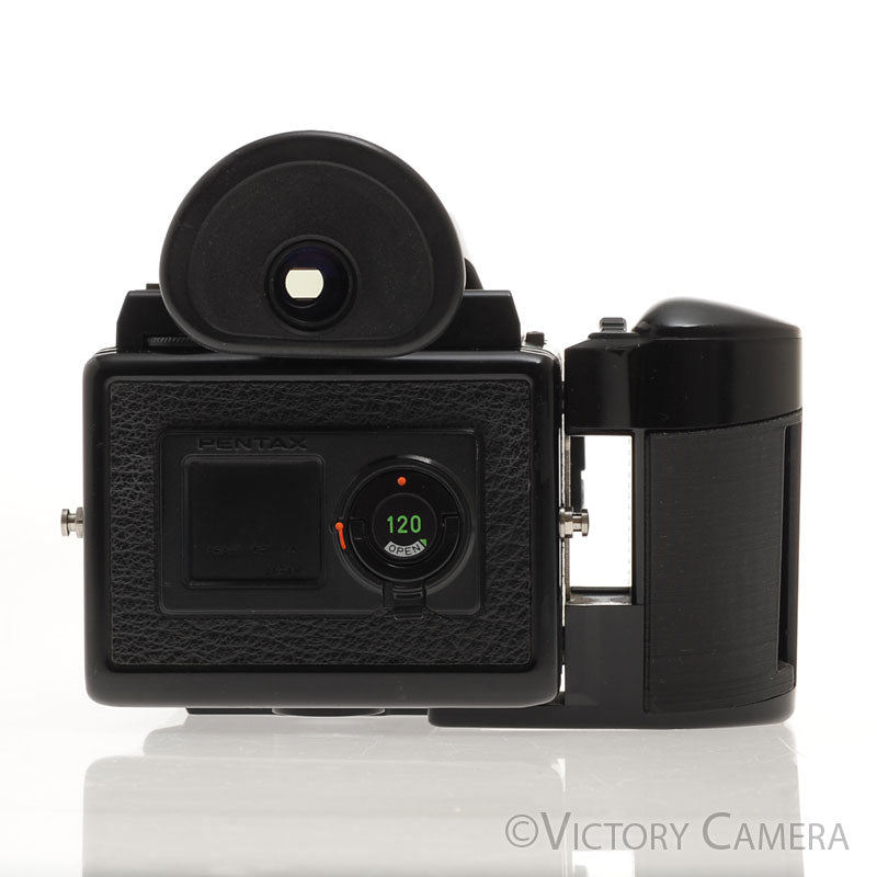 Pentax 645 6x4.5 Camera w/ 75mm f2.8 Lens & 120 Back -9V Battery- [EXC]