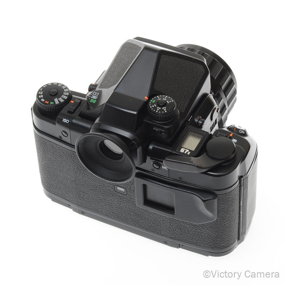Pentax 67 II 67II Medium Format Camera AE Finder 105mm f2.4 Lens -CLA- [EXC]