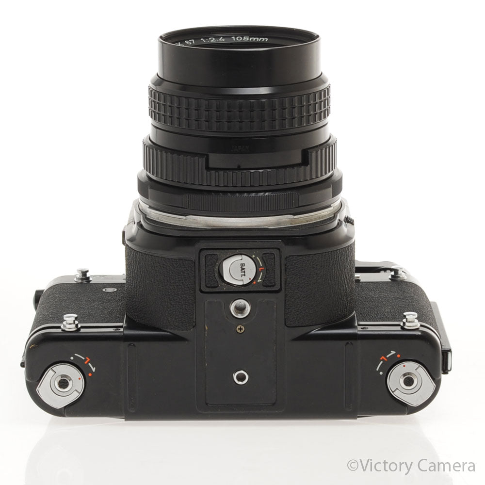 Pentax 6x7 67 MLU Camera w/ Metered Prism w/ 105mm f2.4 Lens [EXC] - Victory Camera