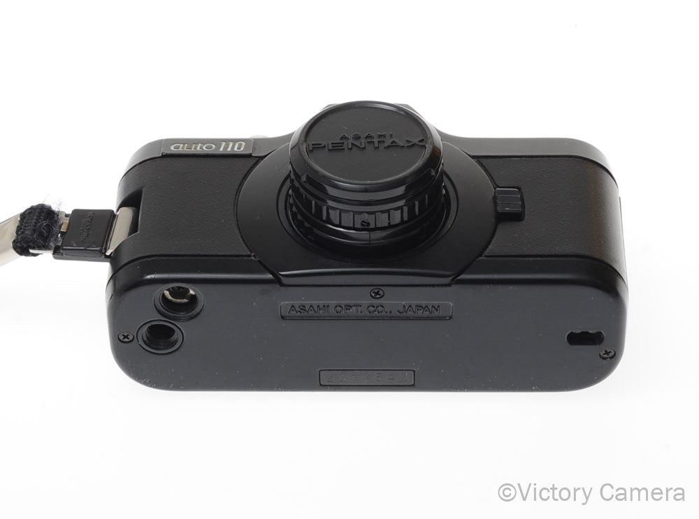 Pentax Auto 110 Compact Film SLR Camera w/ 24mm f2.8 Lens -Cont. Adv- [GOOD] - Victory Camera