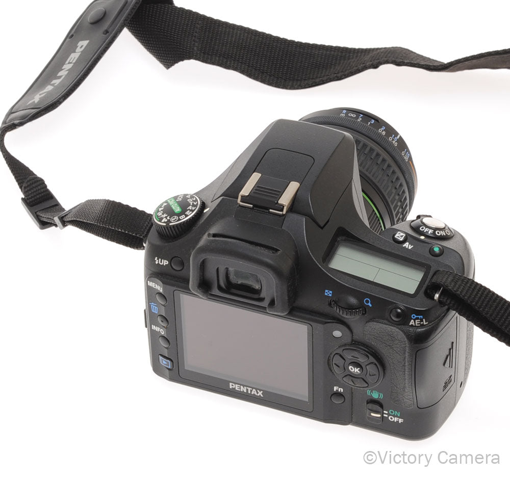 Pentax K200D DSLR 10.2MP Camera w/ 18-55mm Lens [EXC] - Victory Camera