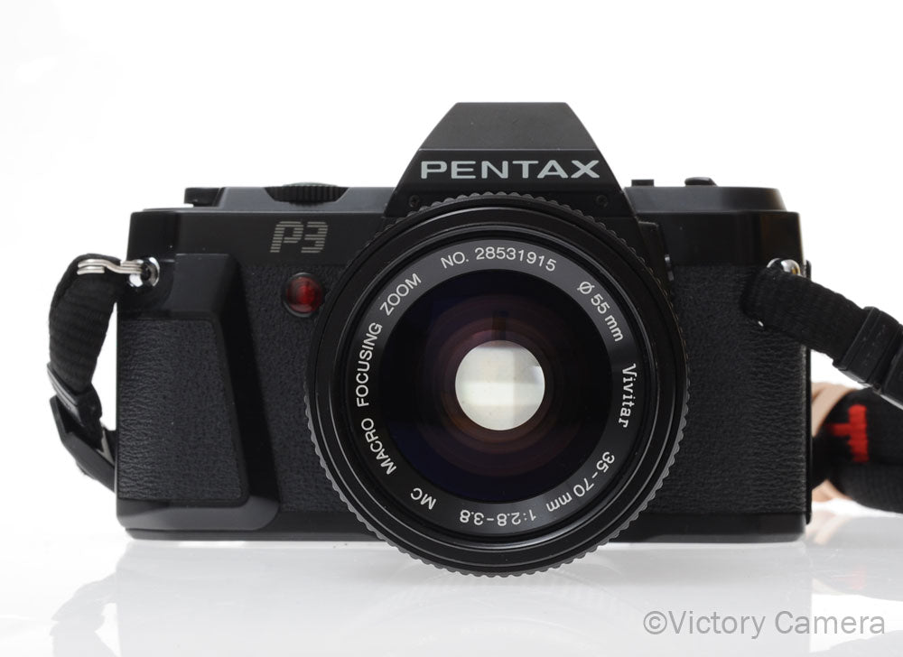 Pentax P3 35mm Film Camera w/ 35-70mm Zoom Lens [EXC] - Victory Camera