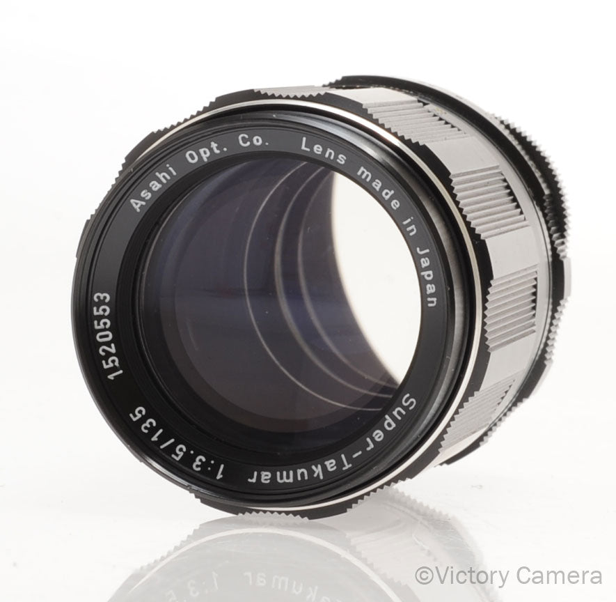 Pentax Super-Takumar 135mm f3.5 M42 Mount Portrait Lens w/ Shade  [GOOD] - Victory Camera