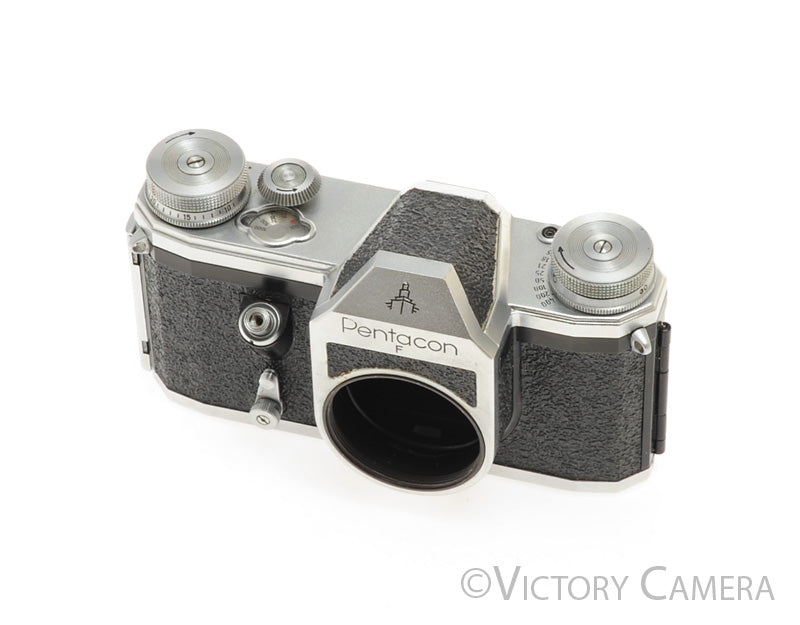 Petacon F Chrome 35mm M42 Mount Camera Body [EXC+] - Victory Camera